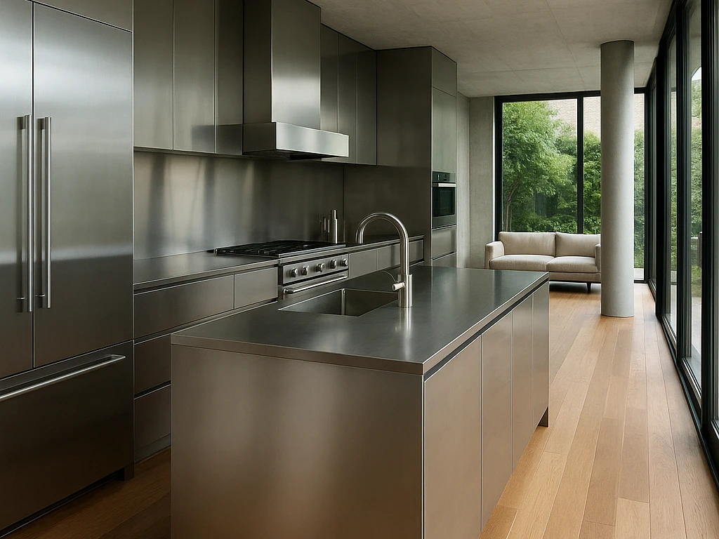 Tendencias del acero inoxidable en 2025: diseño, hostelería y cocinas industriales