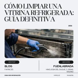 Cómo limpiar una vitrina refrigerada: guía definitiva con mantenimiento completo y limpieza profesional