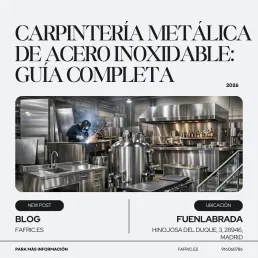 Carpintería metálica de acero inoxidable guía completa para profesionales