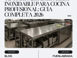 tipos de mesas de acero inoxidable